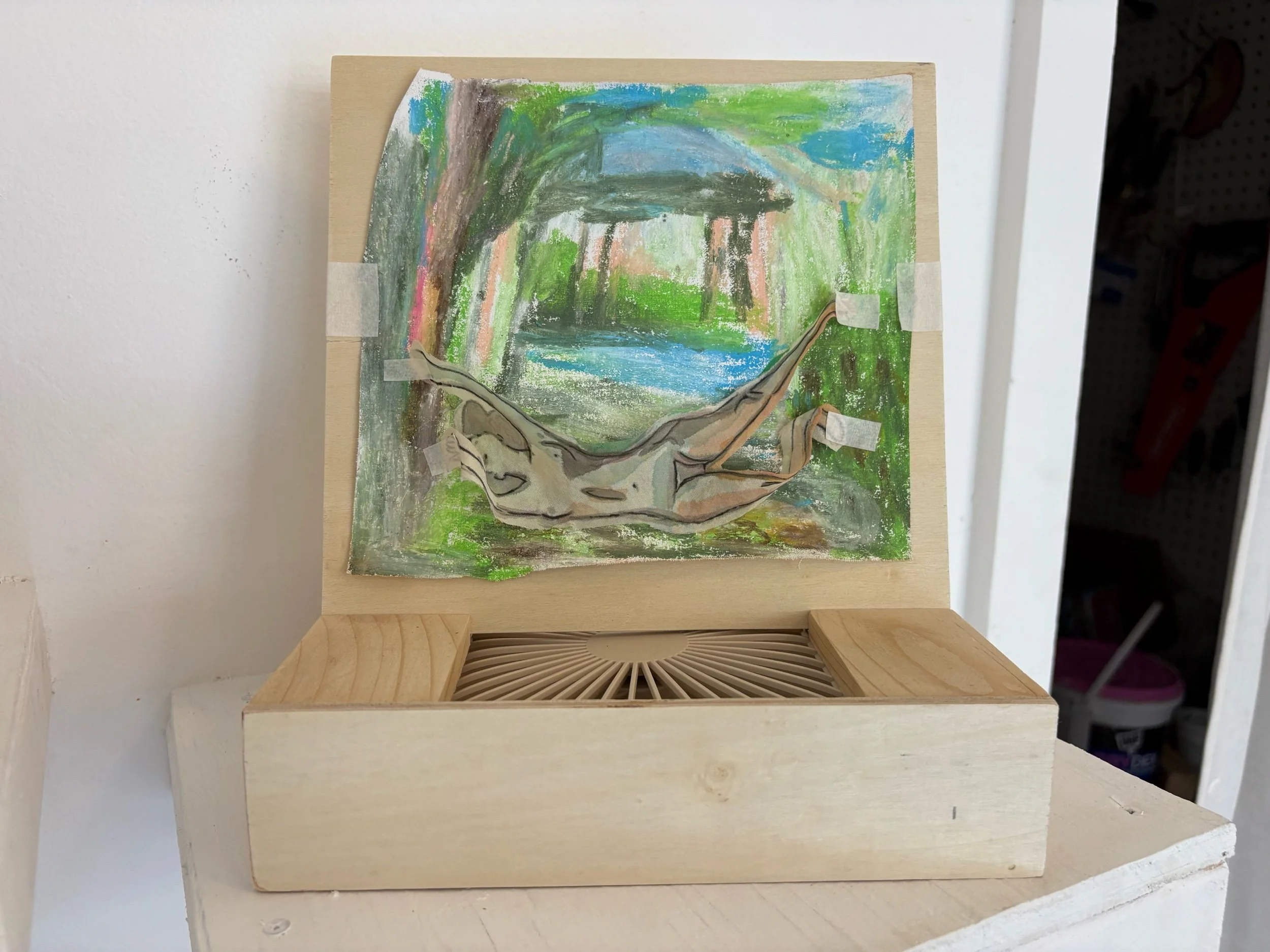 Nicole Quarles, Stress Test C, Mixed Media Sculpture, 8.5 x 7 x 9.5”, 2025