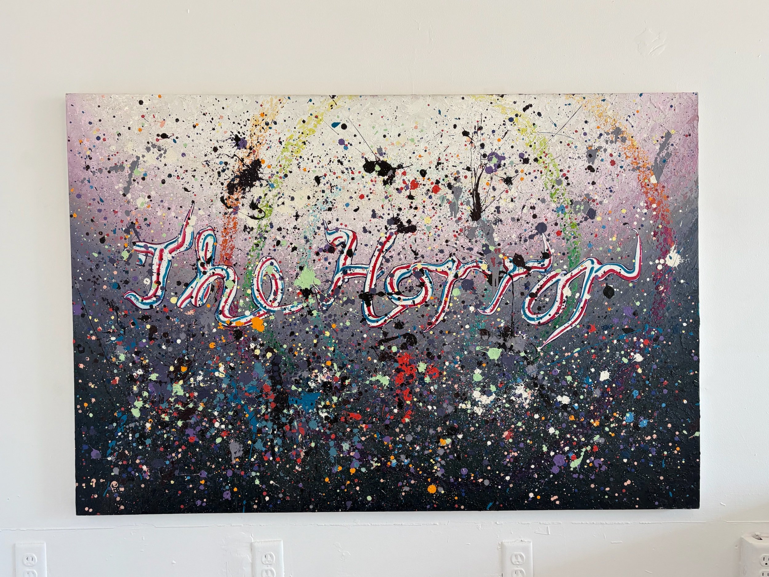 Charlie Ledbetter, The Horror (Euphoria) , Oil on Canvas, 60 x 40