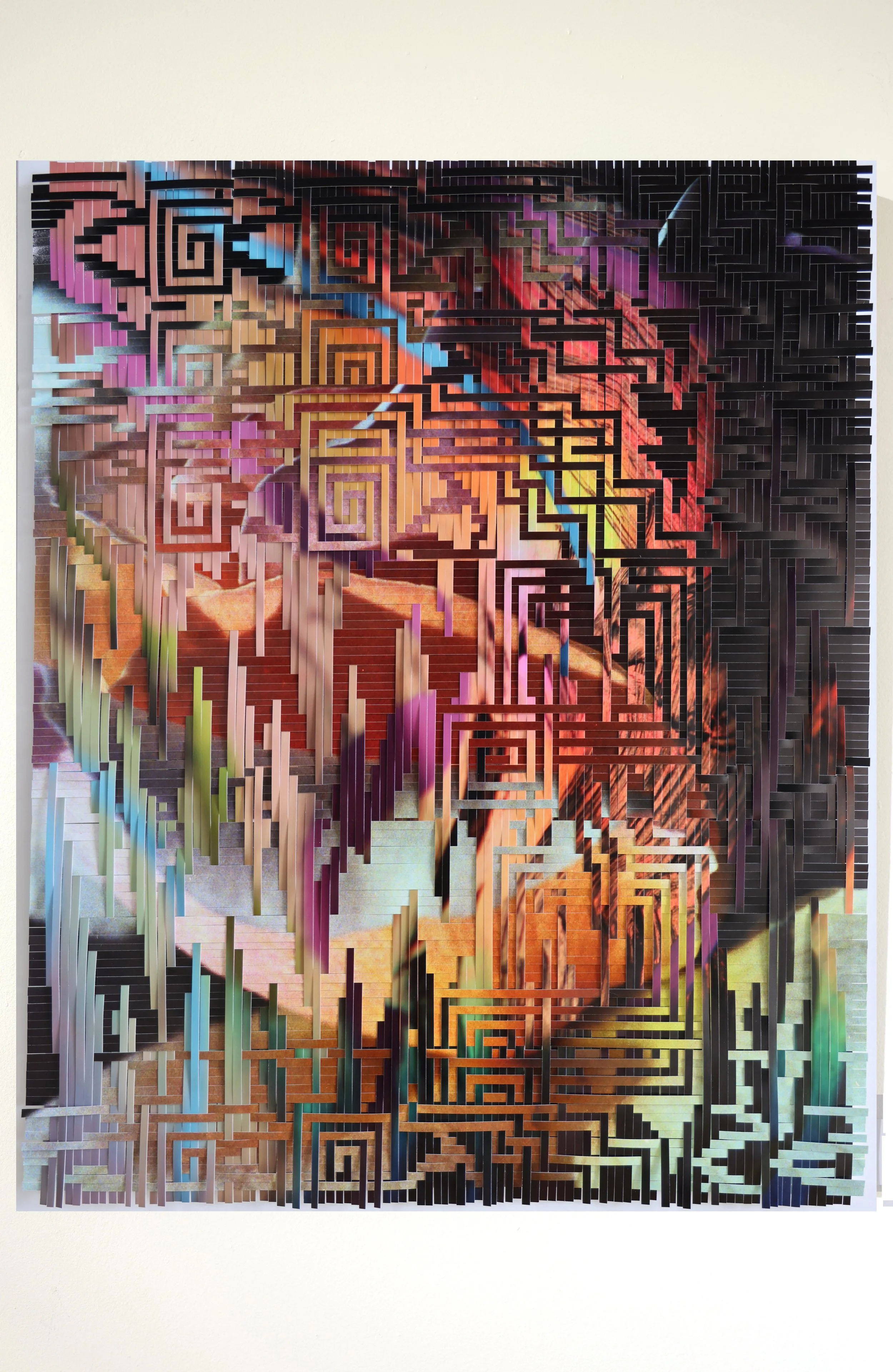 Lala Abaddon, A Rose is More than a Flower, Metaweave, 15 x 19", 2026