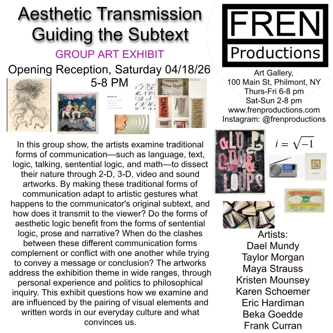Aesthetic Transmission Guiding the Subtext, 04/26 Group Exhibit
