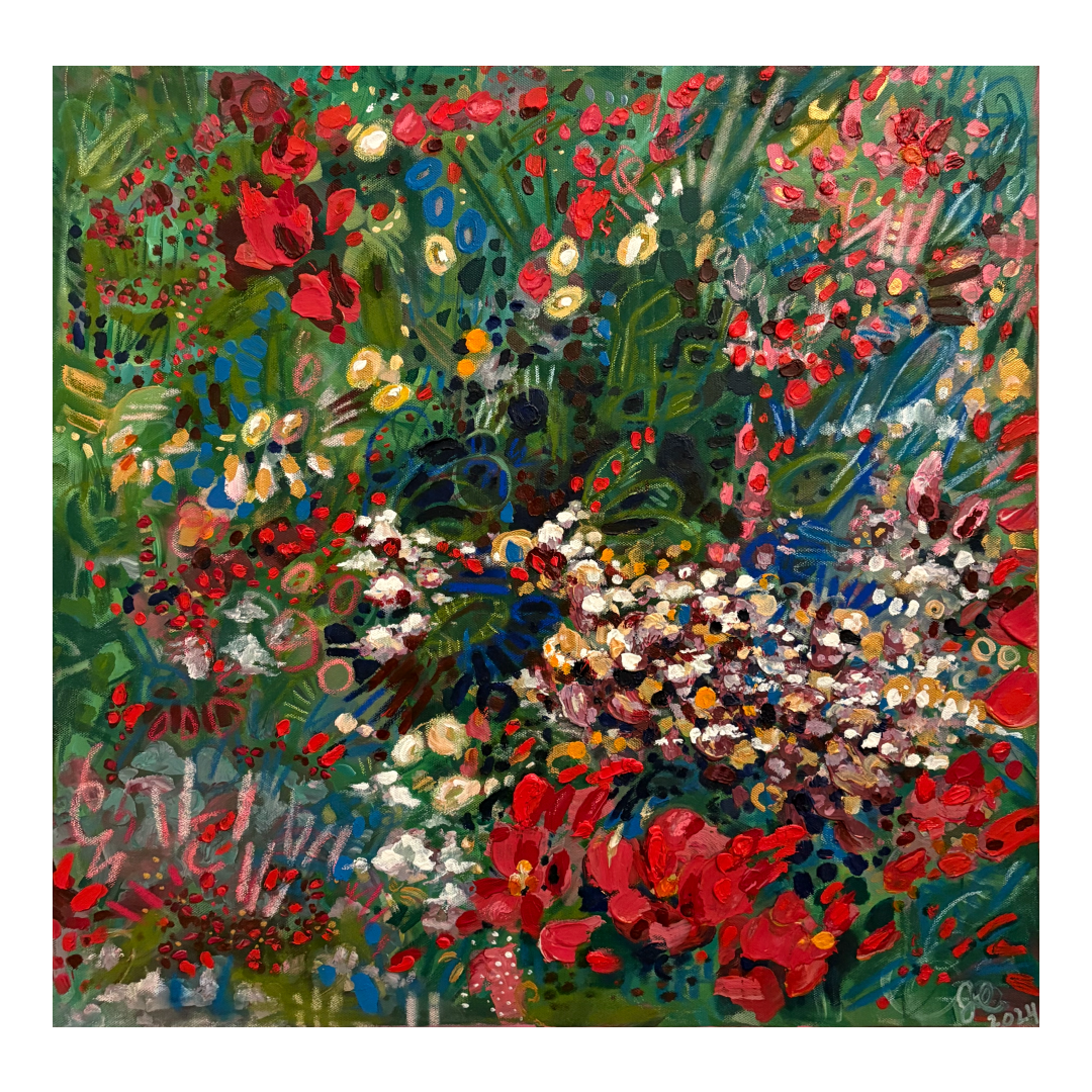 Jess O'Connor,
High July,
Oil on Canvas,
24 x 24",
2024