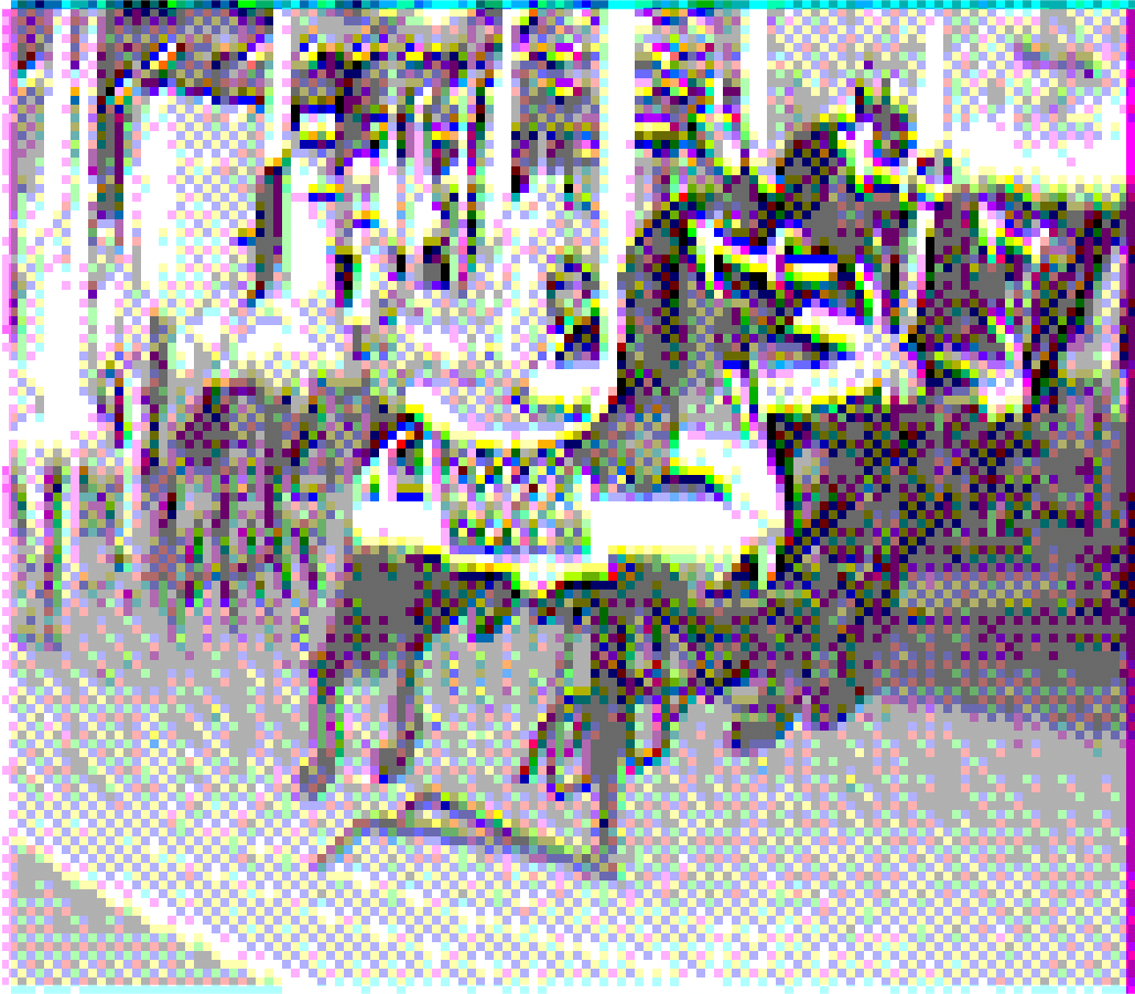 James Scott, Carousel of Warhorses for Battle, 5,  Inkjet Prints on Acetate, Magnets, Nails, 8.5 x 9.75 “,  2026