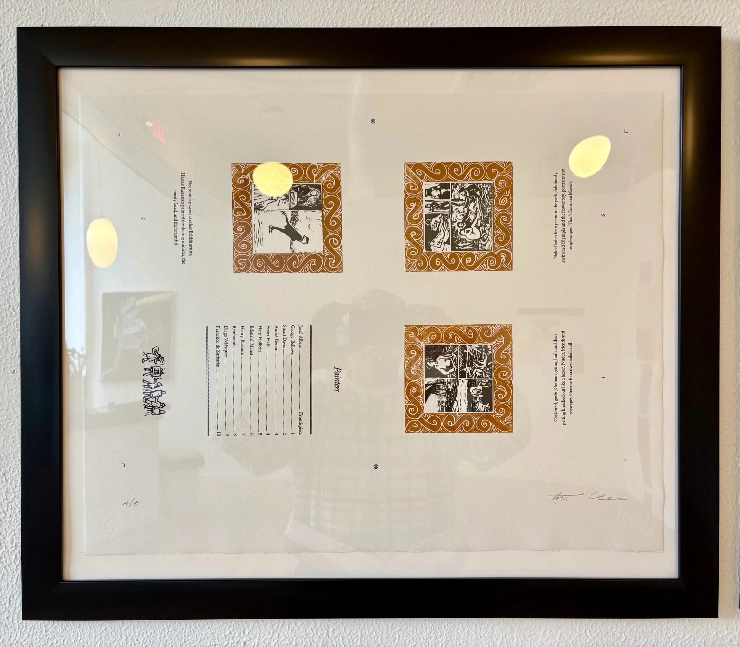 Frank Curran, “Painters Index”, Ed #2, 13 x 19”