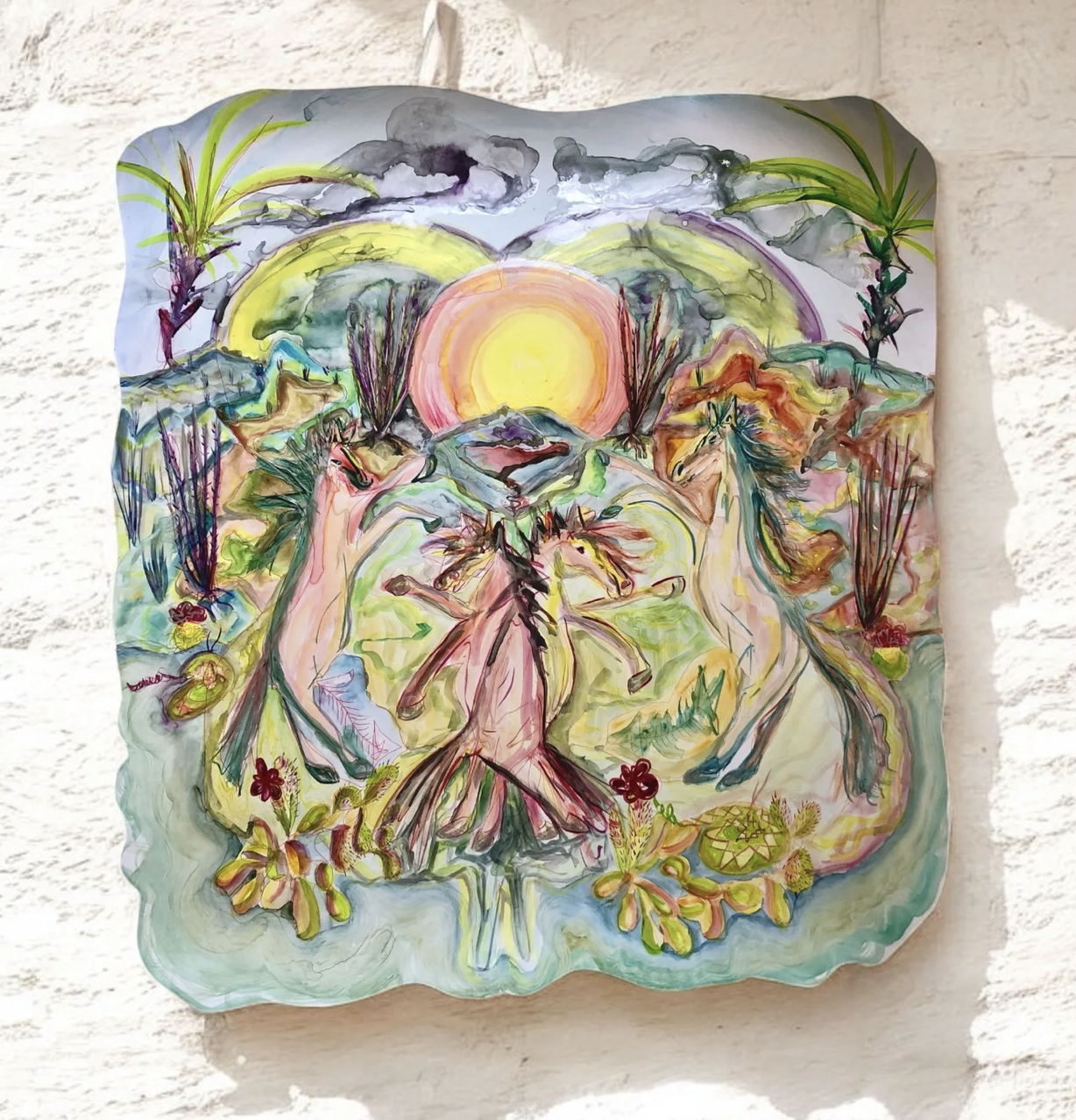 Horses Dancing, 30x20", $3,000.png