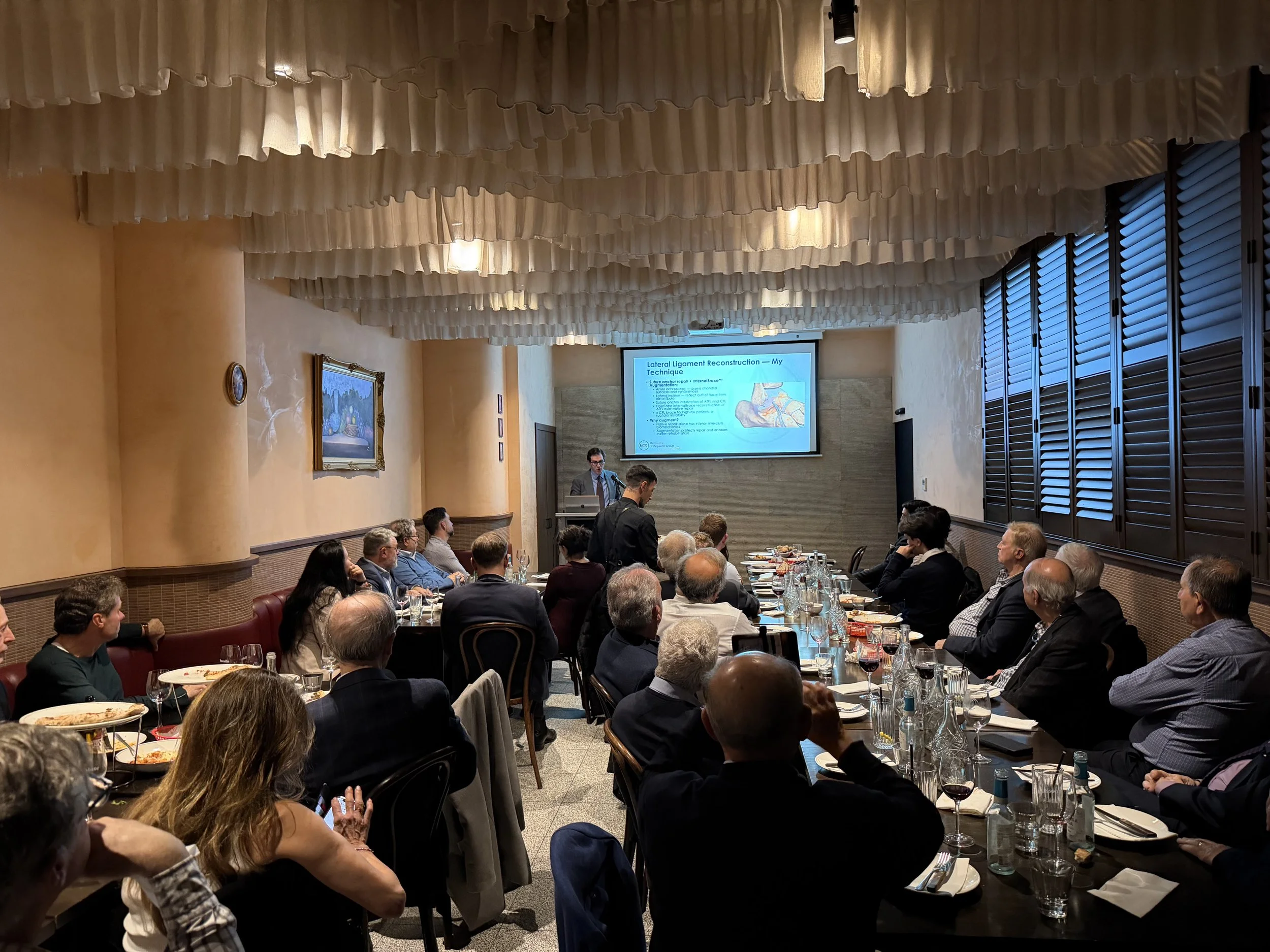 Speaking at the Italian Medical Society of Victoria: Ankle Injuries &amp; WorkCover