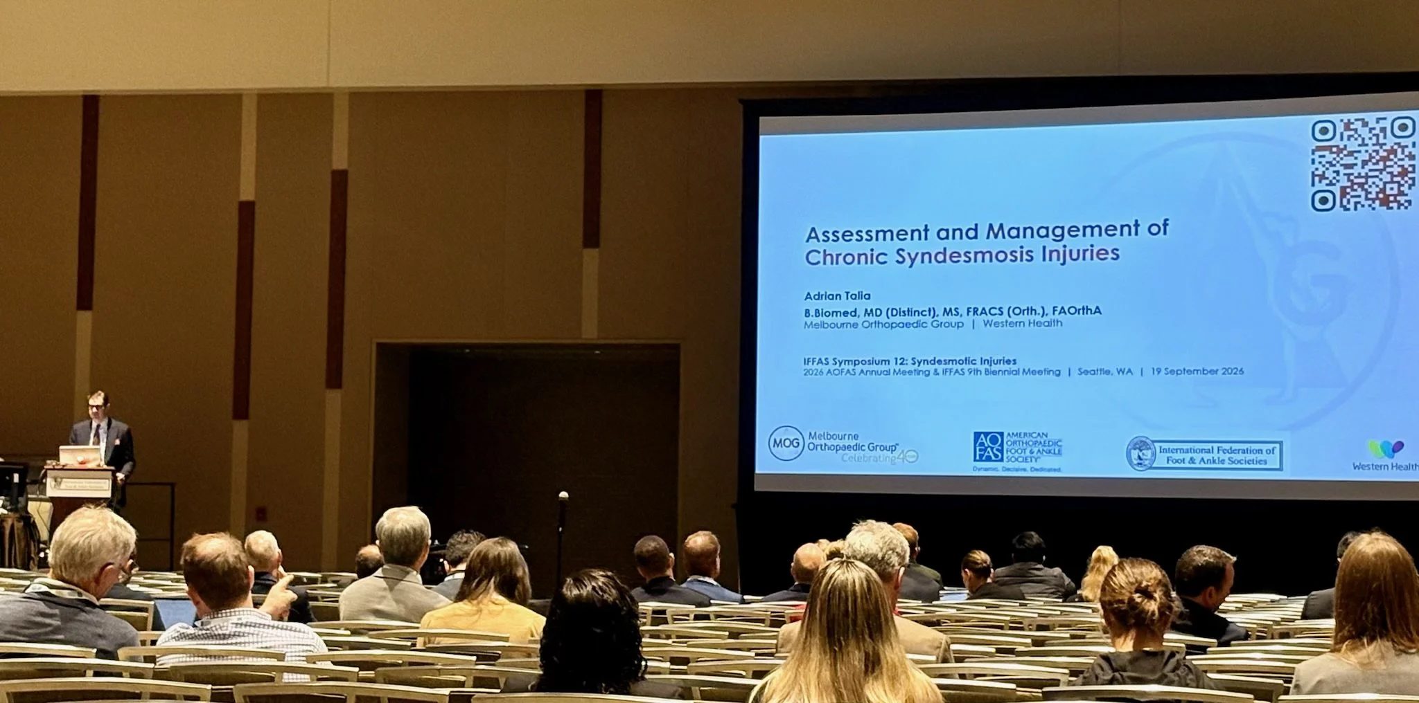 AOFAS &amp; IFFAS 2026: Representing Melbourne Orthopaedic Group on the World Stage in Seattle, USA