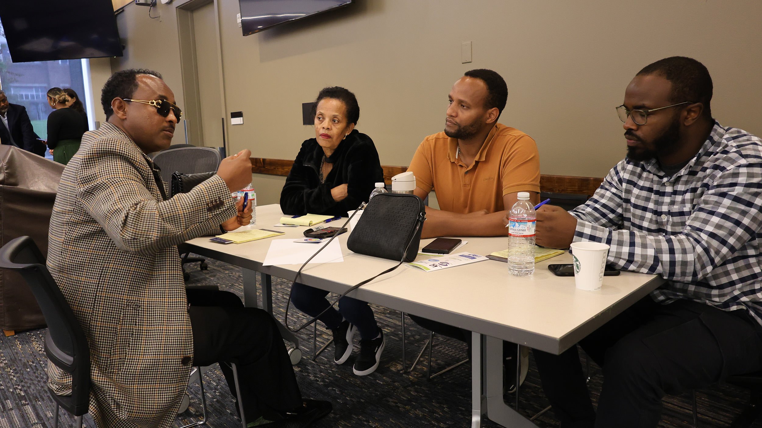 Serve Ethiopians Washington Educational Workshop participants engaging in conversation