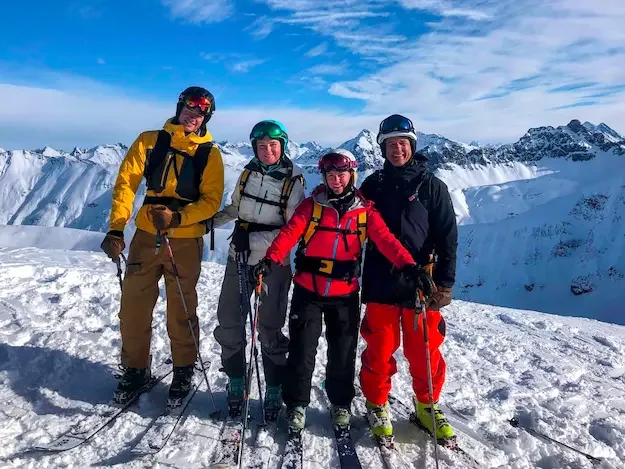 Family Ski near Lech Austria
