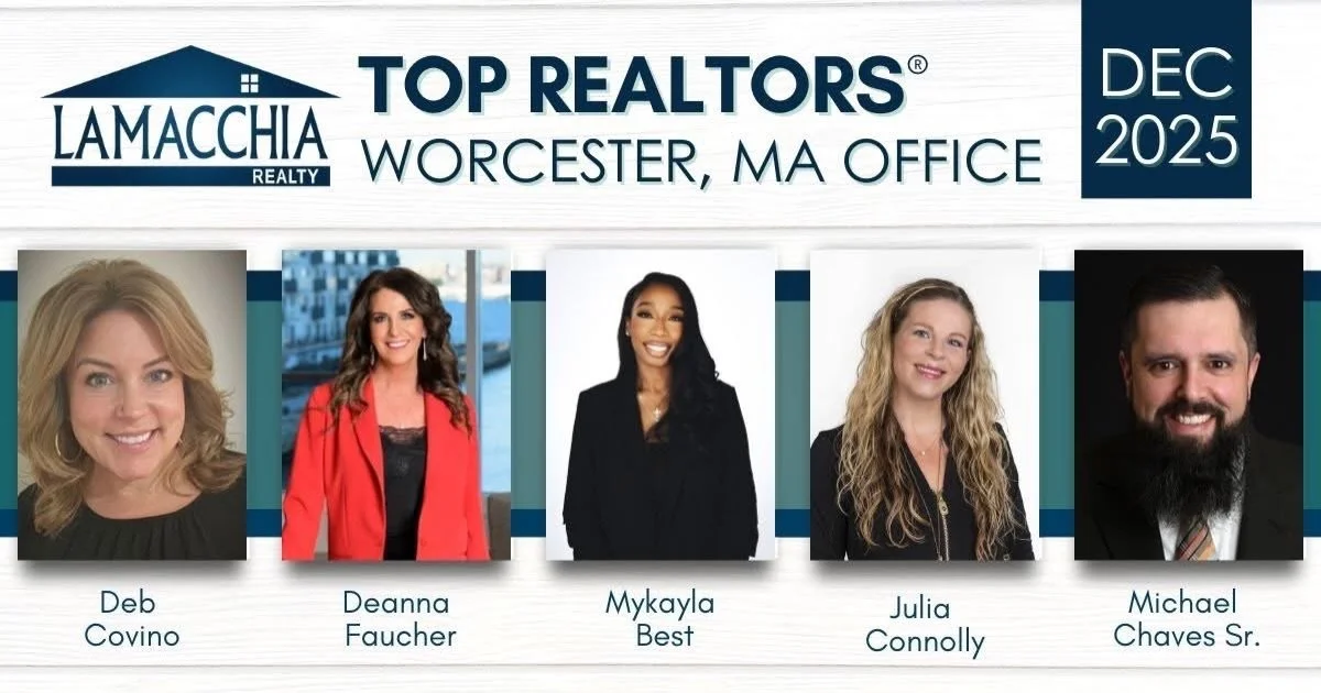 Extremely grateful to be recognized as one of the TOP 5 agents in our Worcester office for the month of December, especially during what most would call a &ldquo;slow season&rdquo;. Huge thank you to my clients for trusting me!

#lamacchiarealty #clo