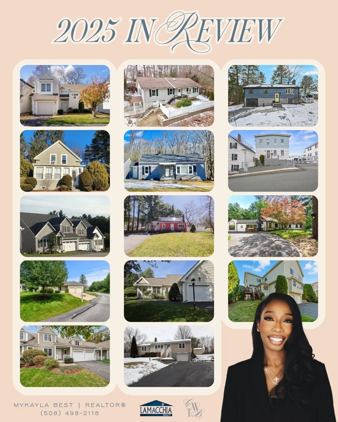 13 homes sold, 1 rented, 2 co-brokes with agents at Lamacchia, a New Hampshire License, and $7.6 MILLION SOLD! 

2025 was a whirlwind to say the least. I started this year with a goal of selling 16 homes and reaching $9m in sales volume. Although I f