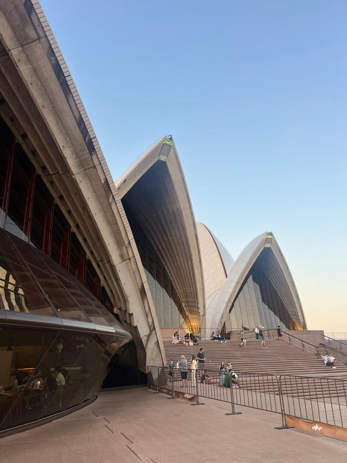 Sydney opera house up close