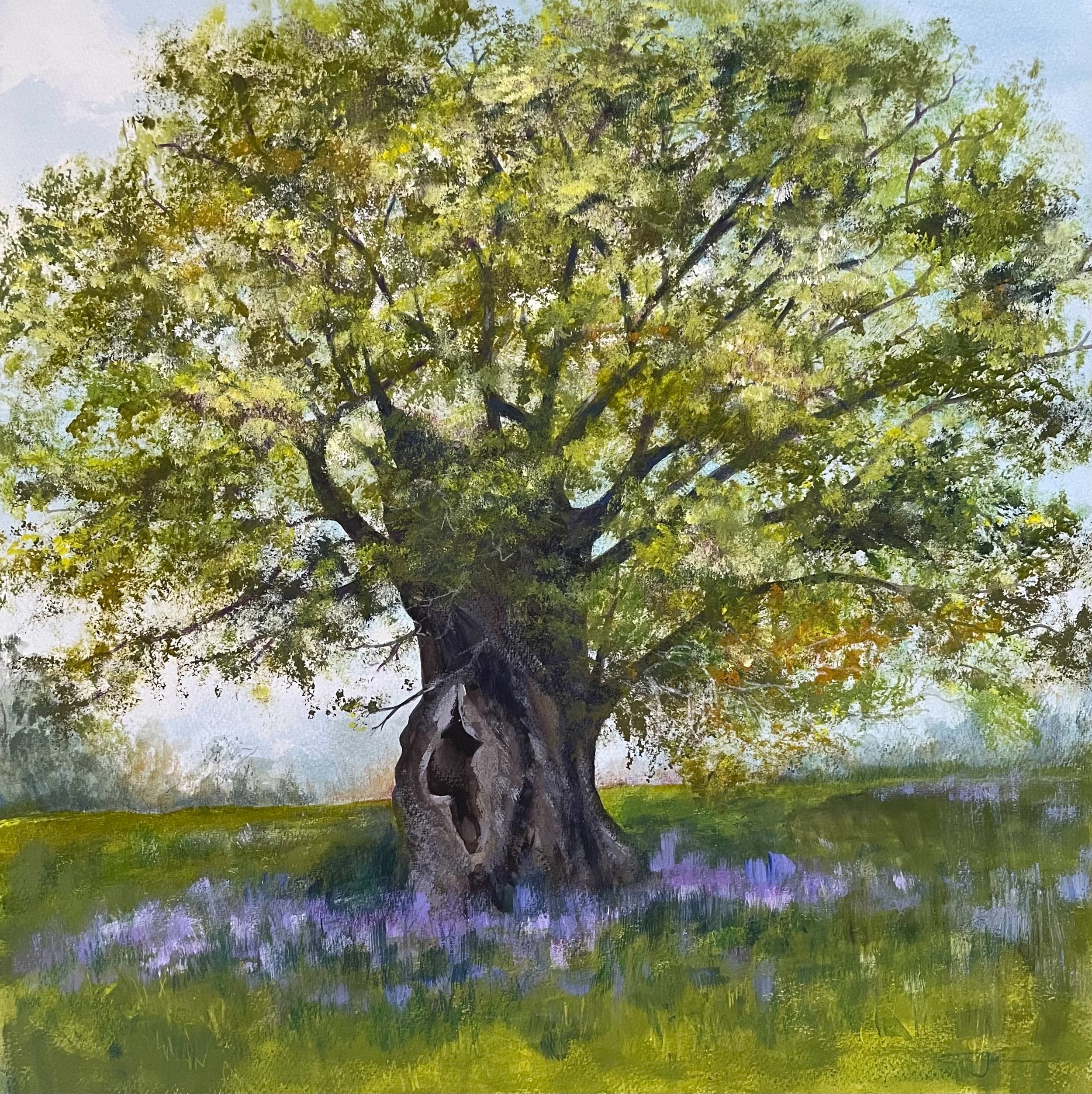 Crowsley Oak Print
