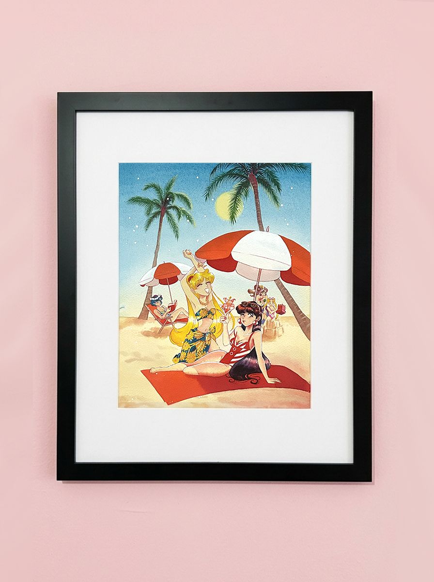 Original Art (Minor Wands) in Watercolor & Ink by Candy Fluffs