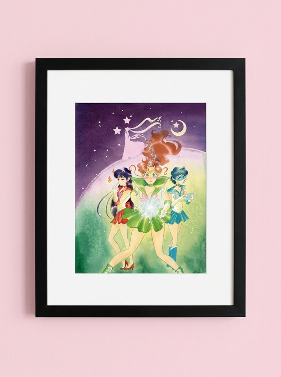 Original Art (Minor Pentacles) in Watercolor & Ink by Candy Fluffs