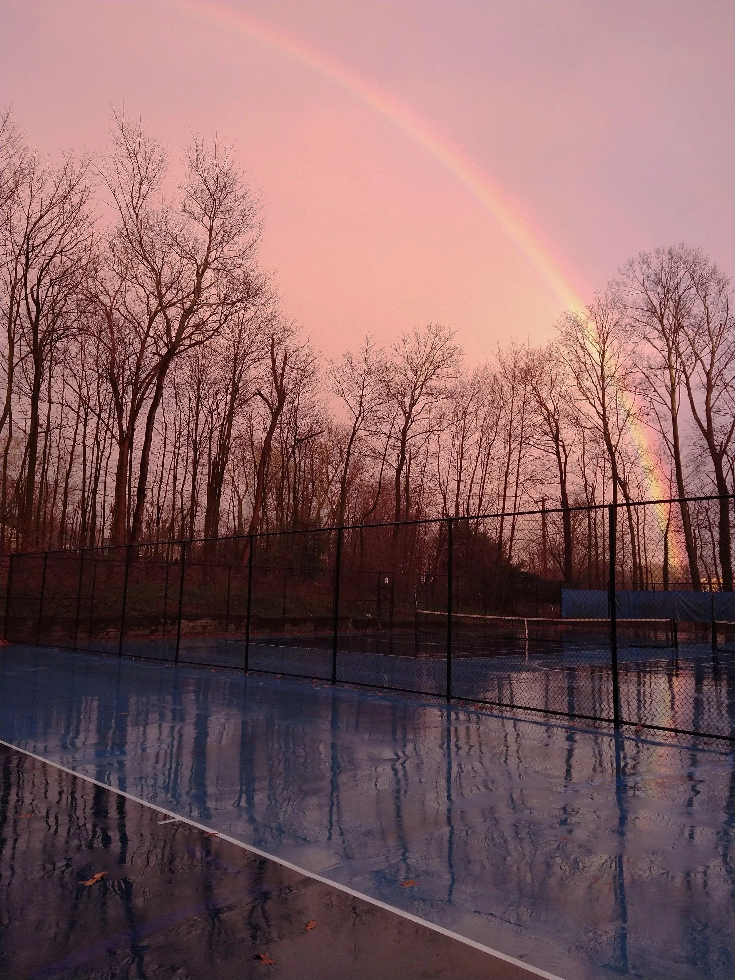 "Rainbow at Dusk", 2022. 