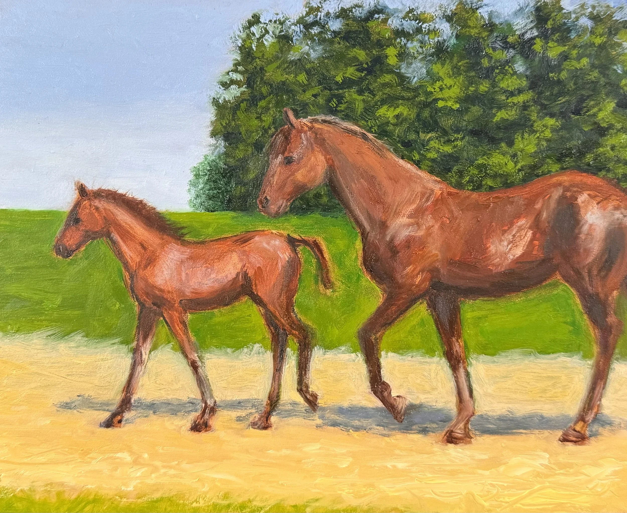 Morgan horses, Vermont (Letizia Morley DeLorme).jpeg