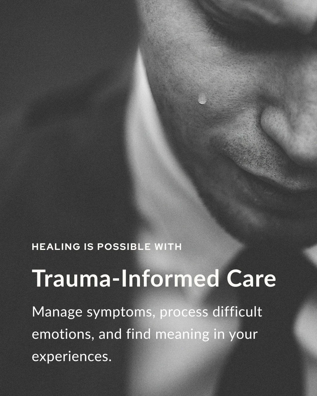 Healing takes time and that&rsquo;s okay.

Trauma can change the way we see ourselves and the world around us.
But healing is possible, it starts with feeling safe enough to talk about it.

Therapy can help you process what&rsquo;s happened, rebuild 