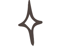 A simple stylized star-shaped sparkle or shine symbol.