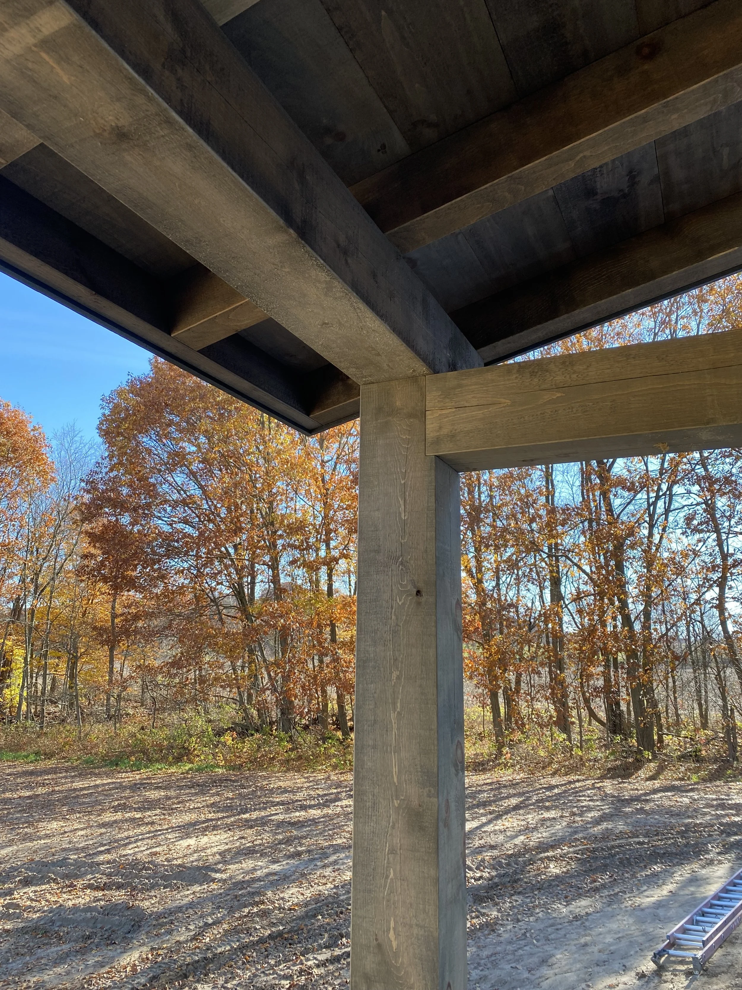 Timber joinery and installation with the crew at  Mike Noorman Builders 