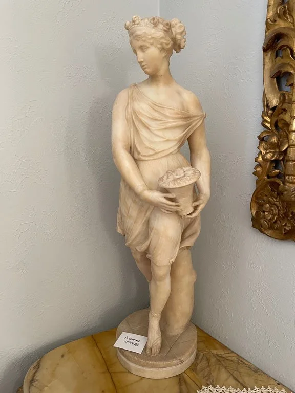 Antique Full-Figure-Marble-Carving