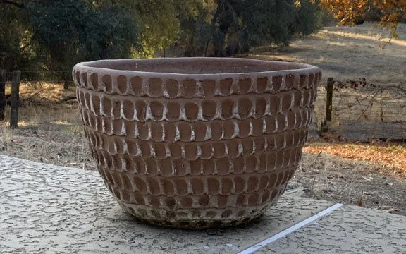 Vintage Hans Sumpf Thumb Print Planter