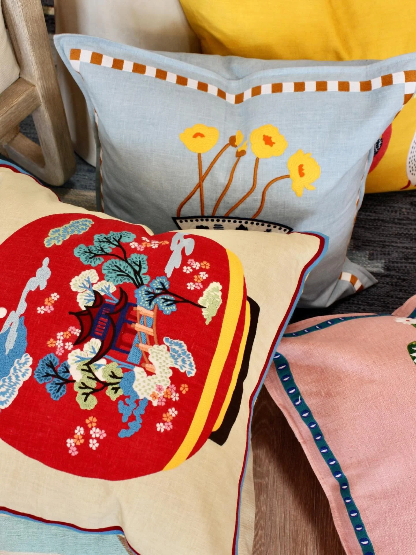 Happy Friday 🎉 Shop @neemcrafts pillows &amp; more in-store today until 4 PM.