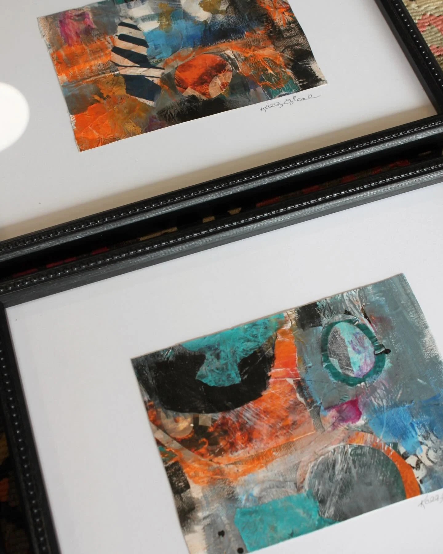 NEW 🚨 Check out these available works in-store from @kellyonealcreative 🎨 Collages + framed pieces ready for pickup today&mdash;we&rsquo;re open today from 10 AM to 4 PM.