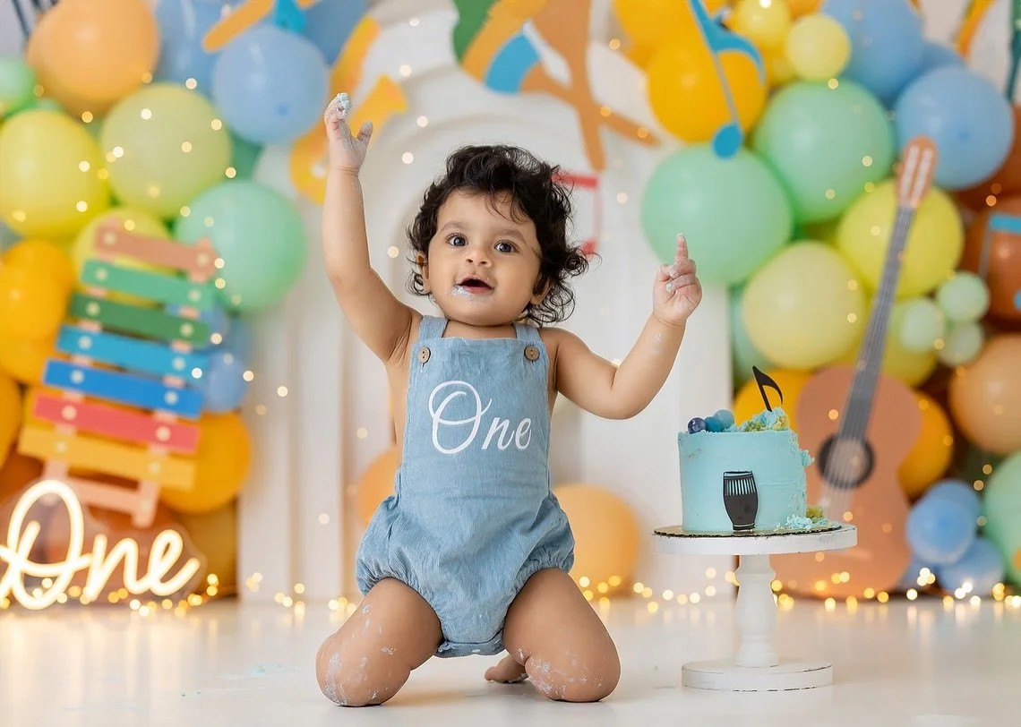 Turning ONE never looked this fun! 🎶🎂✨ Our little rockstar is ready to celebrate with music, cake, and lots of smiles!