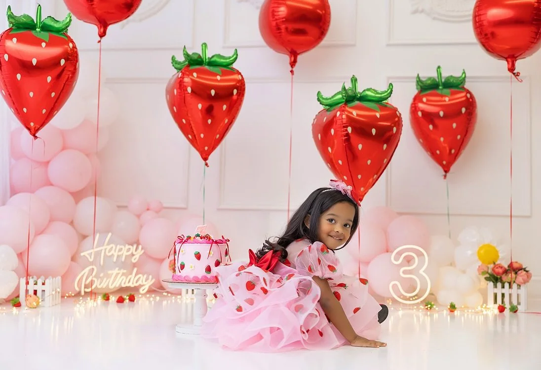 Berry beautiful girl turned 3! 🍓 🎈