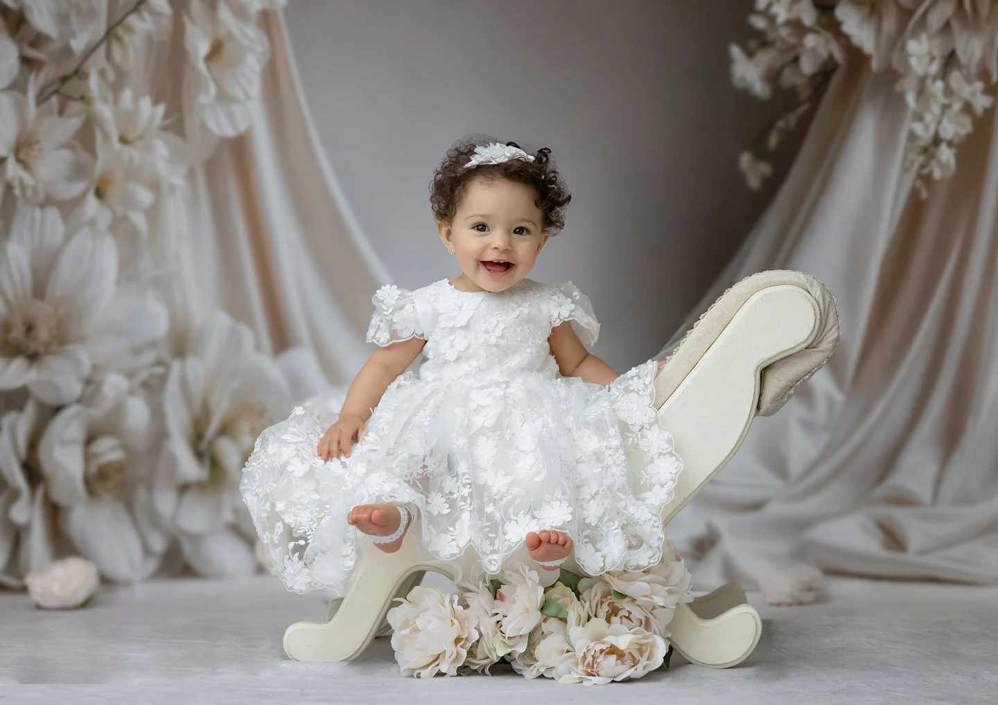 Pure, precious, and full of grace. 
Celebrating this beautiful blessing and this big milestone . 🤍

📸 Now booking Baptism &amp; family sessions.
