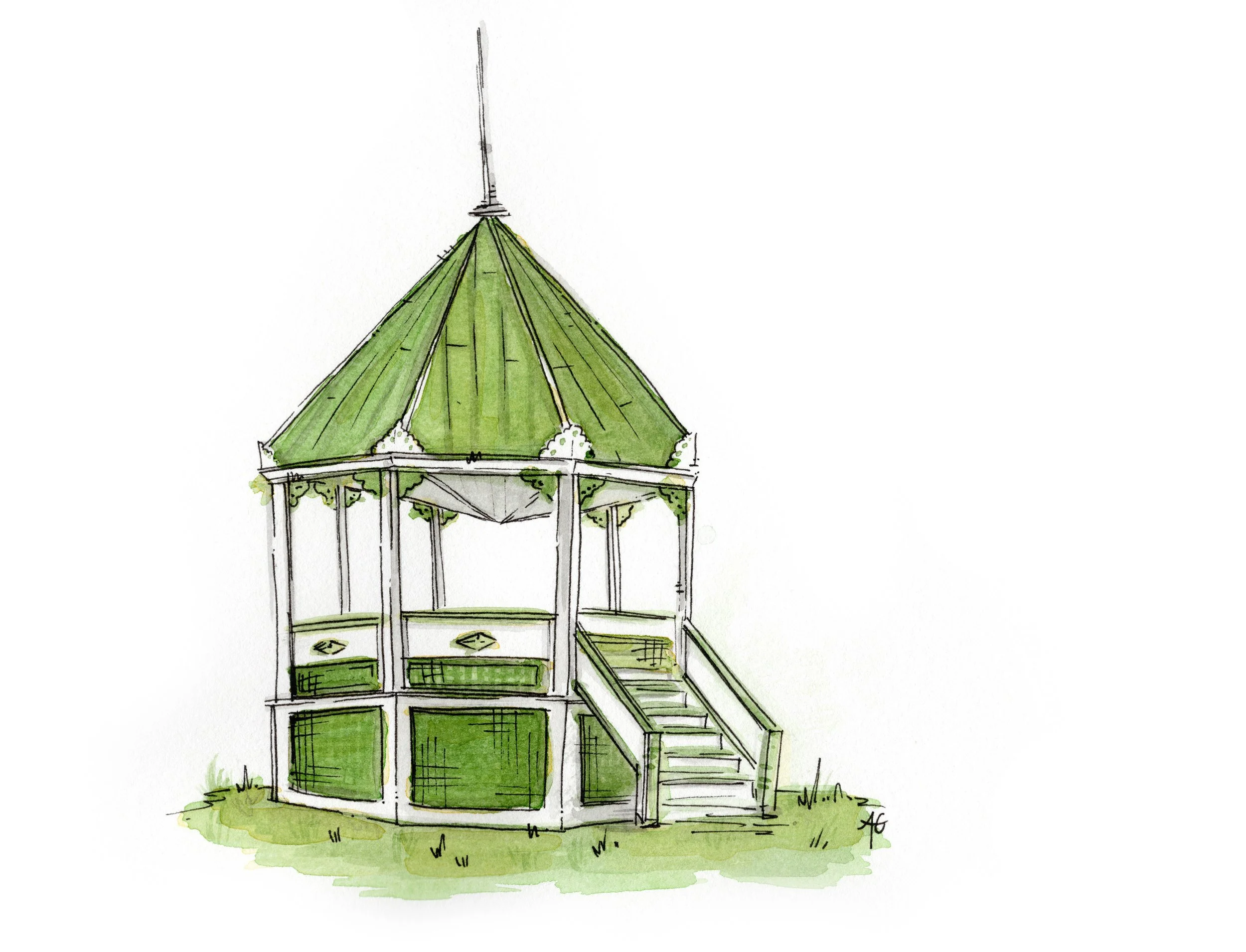 New Milford Bandstand