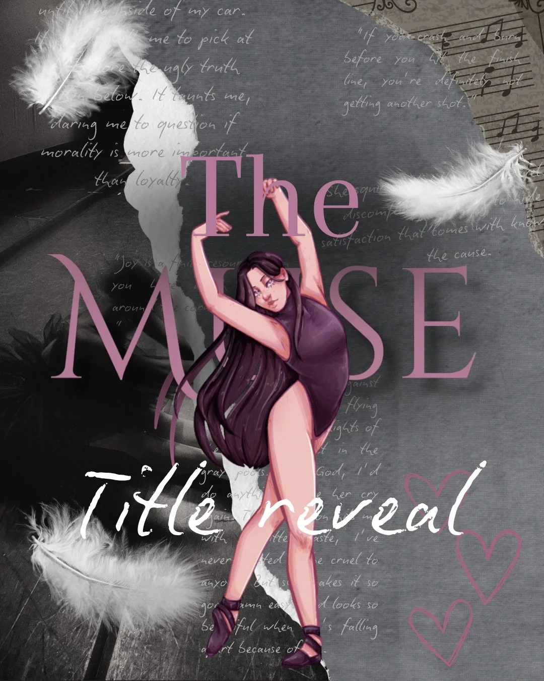 THE MUSE ✨
Coming late 2026 
&bull;
Today I&rsquo;m announcing the title to my next book with some help from a few of the most creative people in this community. I asked each person for their muse (aka a song starting with a specific letter) 🩷 and I