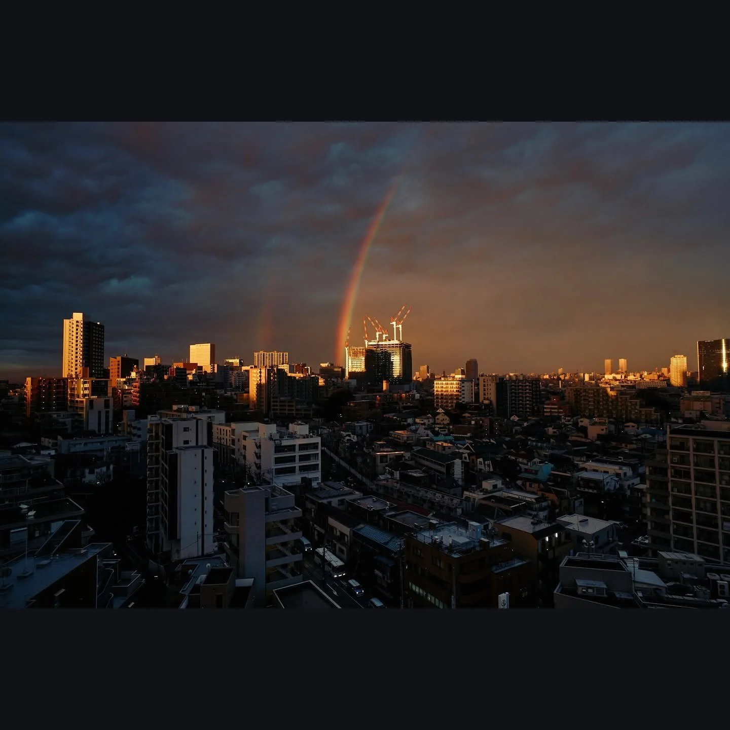 Double rainbow over Shinagawa.
Copyright Sean Hardie 2025
All photo, no AI.