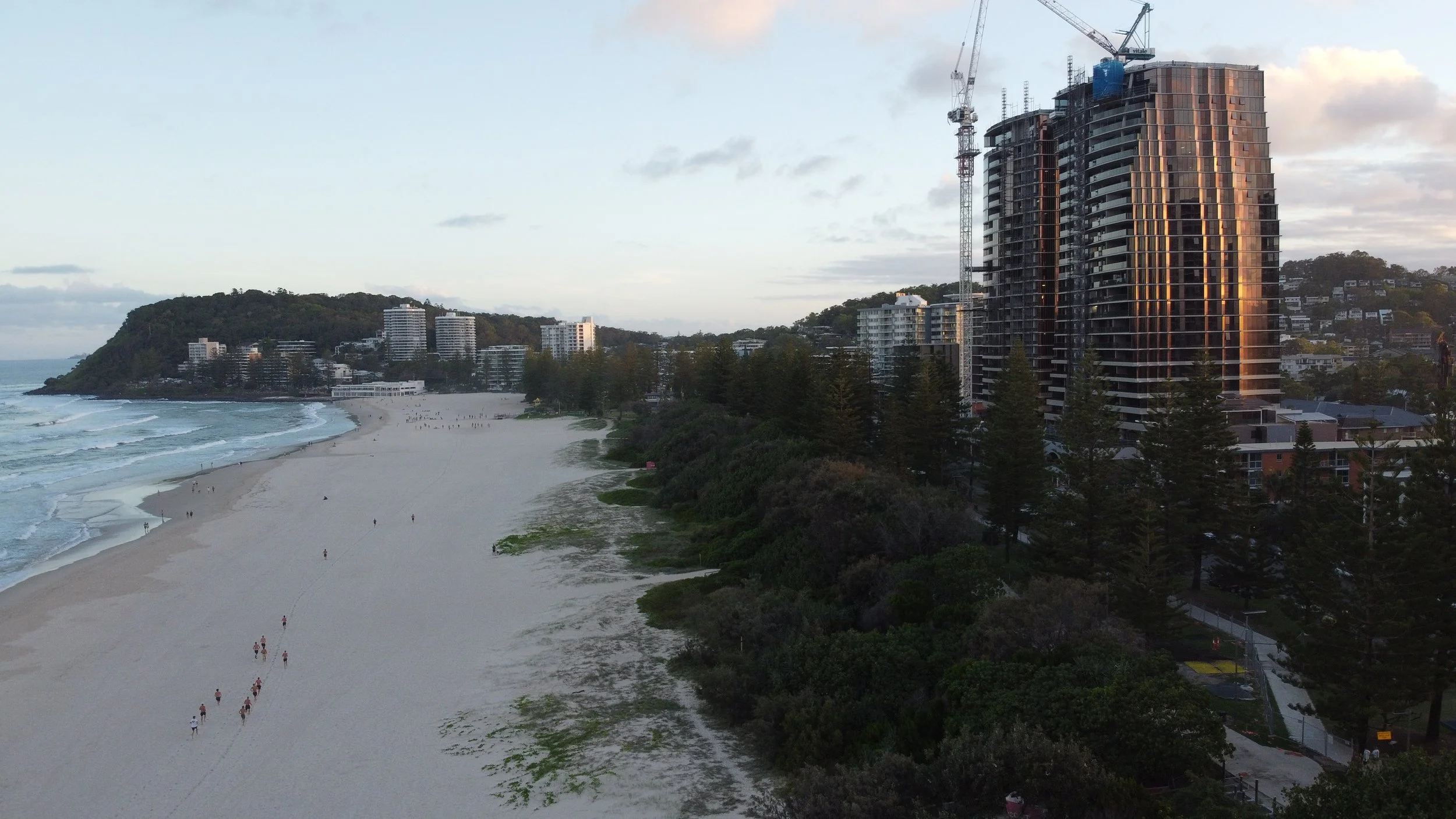 Alpha Proserv construction estimating and cost planning service on the Gold Coast, Australia showing drone photo progress