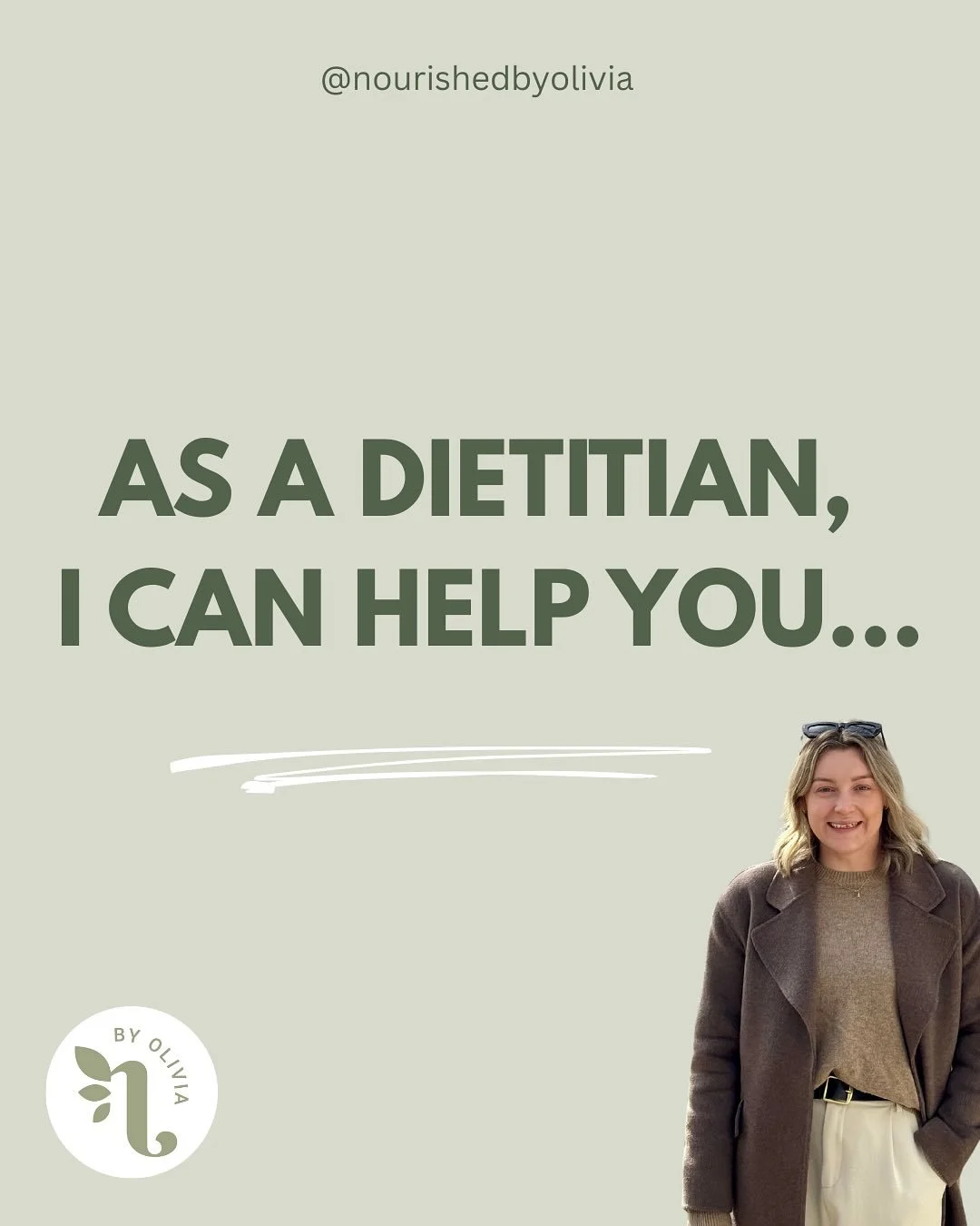 As a Dietitian, I can help you&hellip; ✨ Relieve constipation, bloating &amp; IBS symptoms ✨ Support your health with Endometriosis &amp; PCOS ✨ Improve your relationship with food ✨ Achieve weight loss goals &mdash; sustainably &amp; safely ✨ Maximi