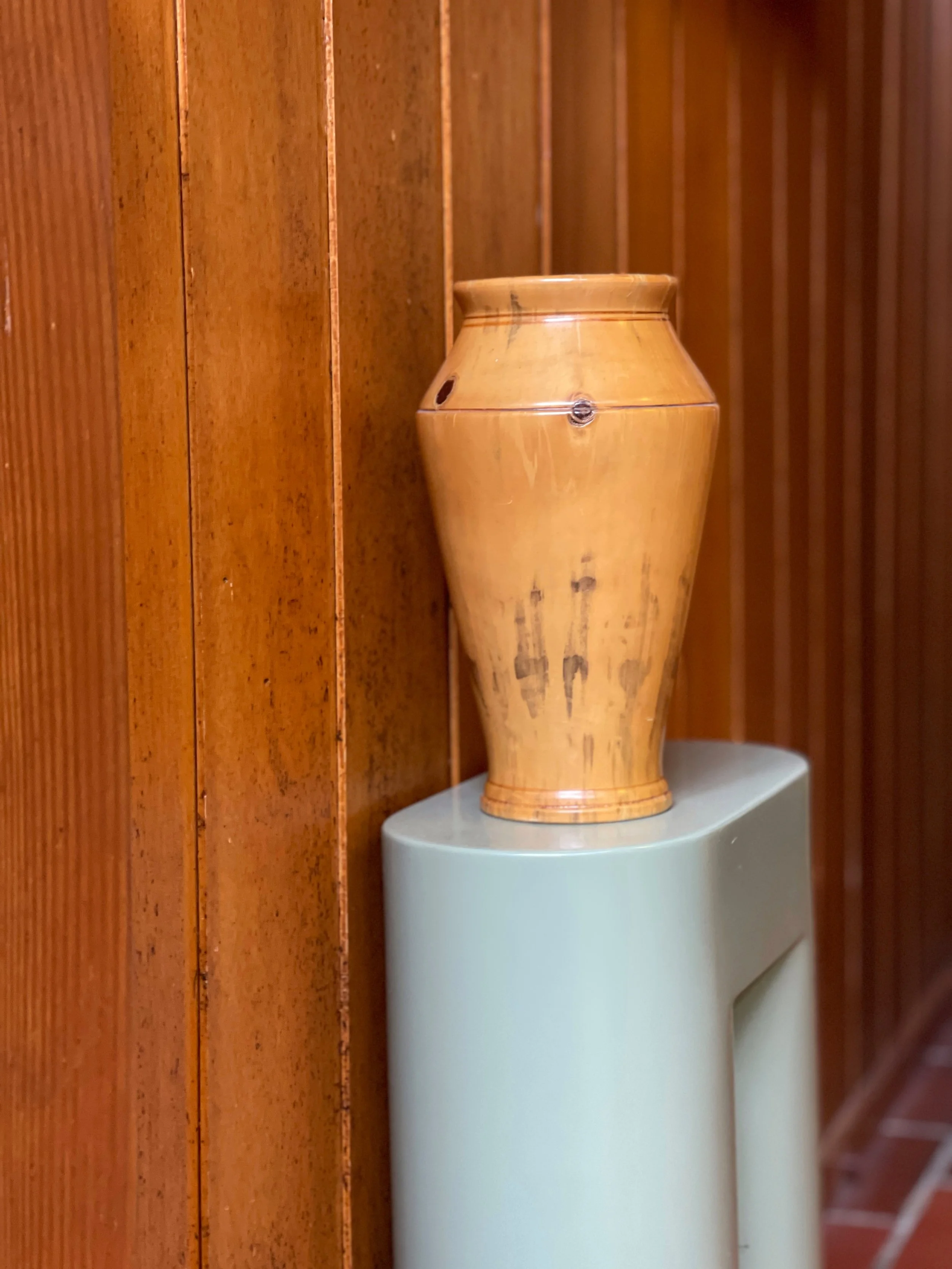 spalted rosewood vase