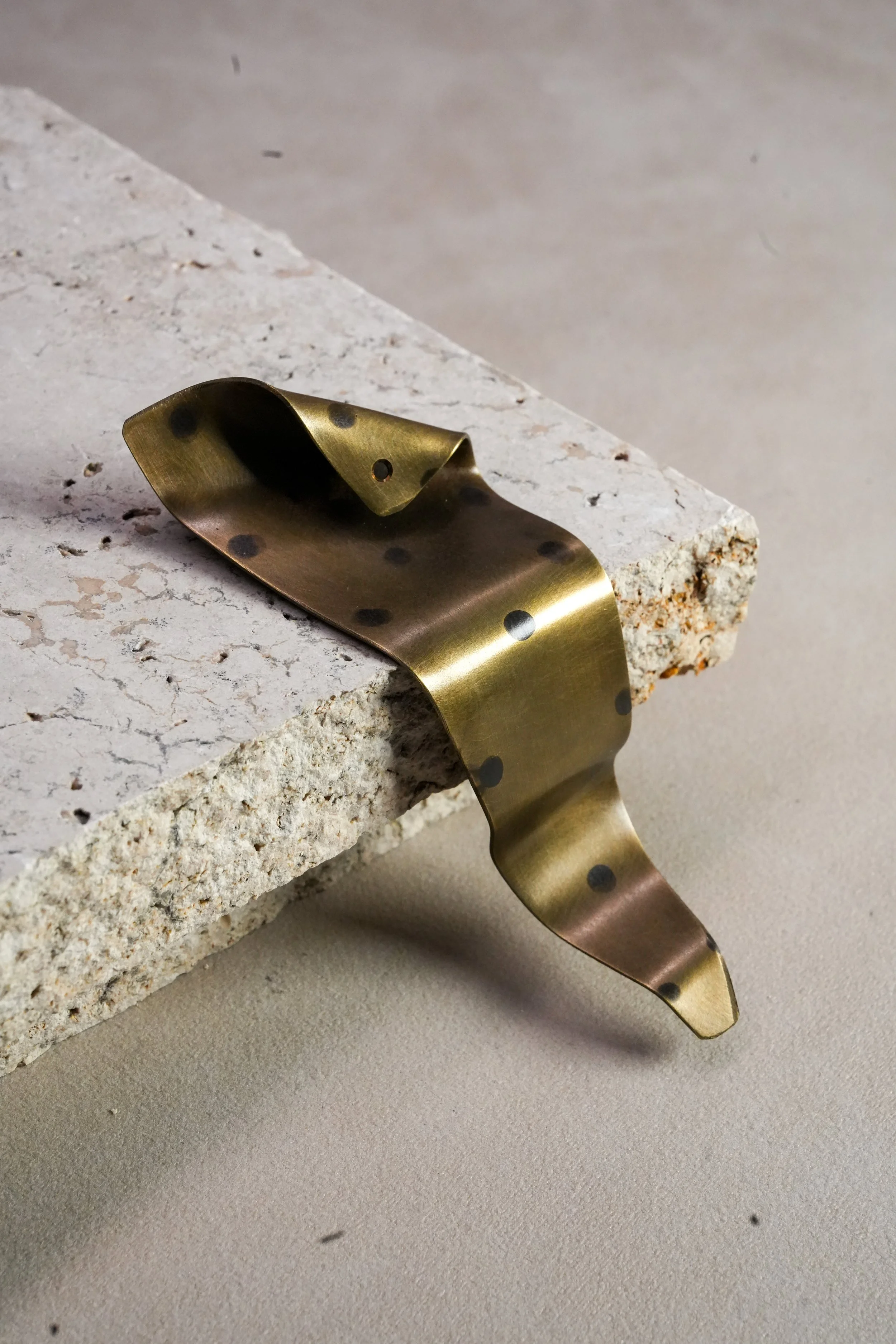 brass polka dot incense holders by dom rossi