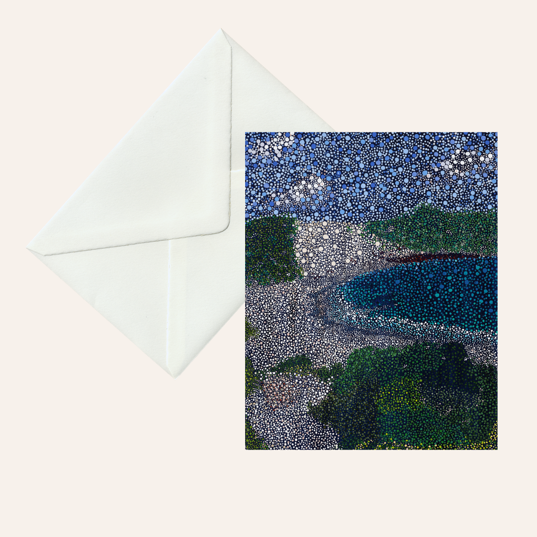 Greeting Card - Injidup Sand Dunes , Western Australia