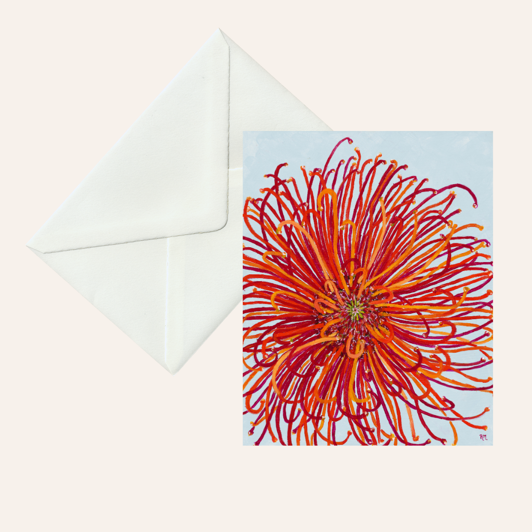 Greeting Card - Pincushion Protea