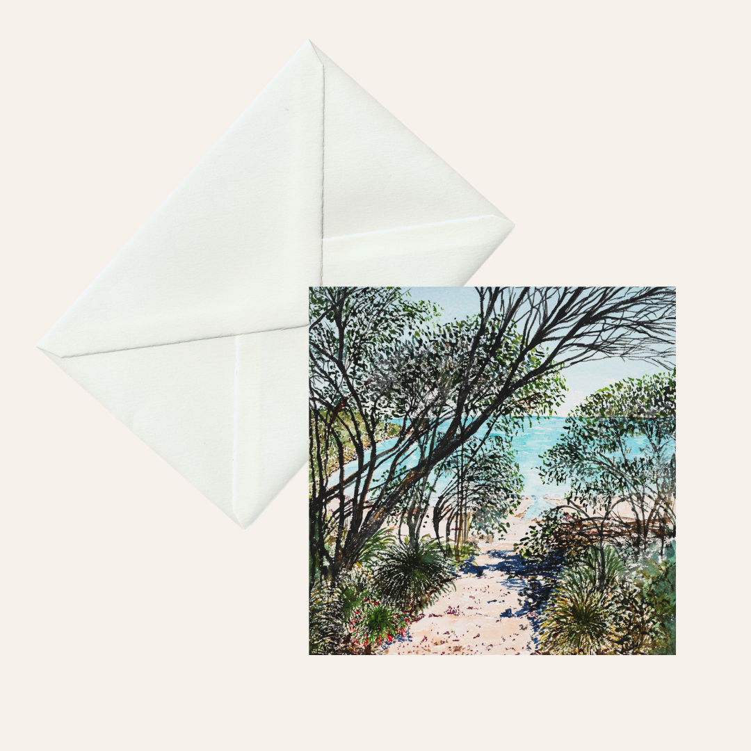 Greeting Card - Hidden Beach, Meelup Coastal walk