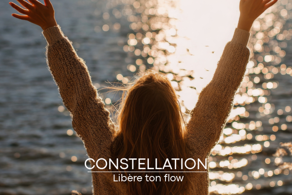 Libérer ton Flow est une constellation guidée d’introduction. Un premier pas, simple et profond, pour découvrir la puissance du travail systémique et sentir, très vite, ce que cela change quand tu reviens à ta place.