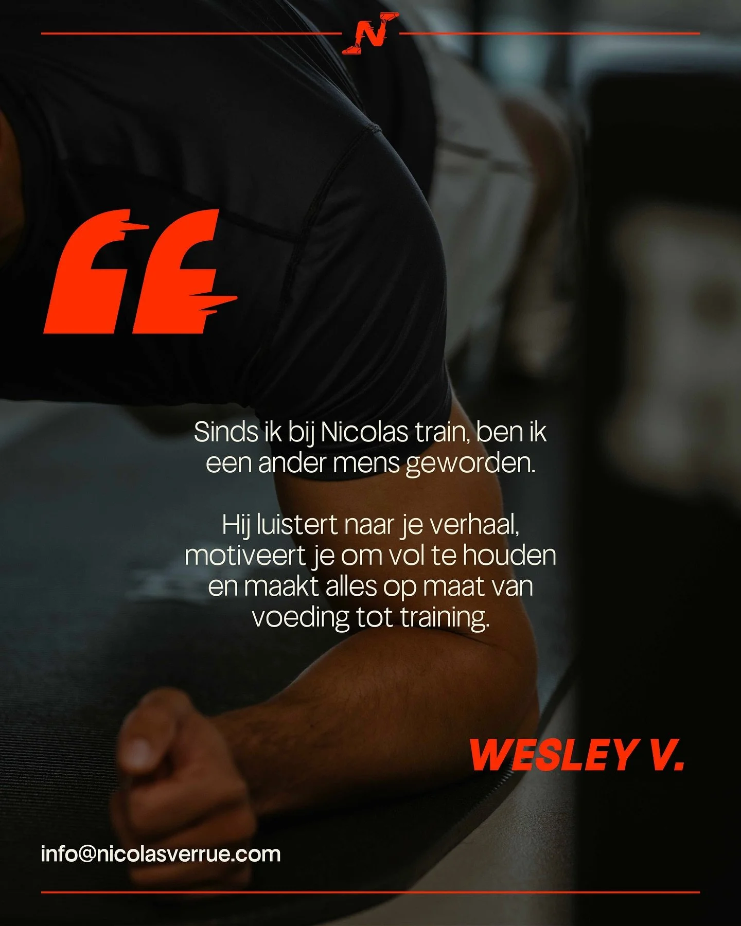 Als coach probeer ik mensen te helpen op alle vlakken. Bedankt voor de appreciatie @wesley_vertriest. 🙏🏻