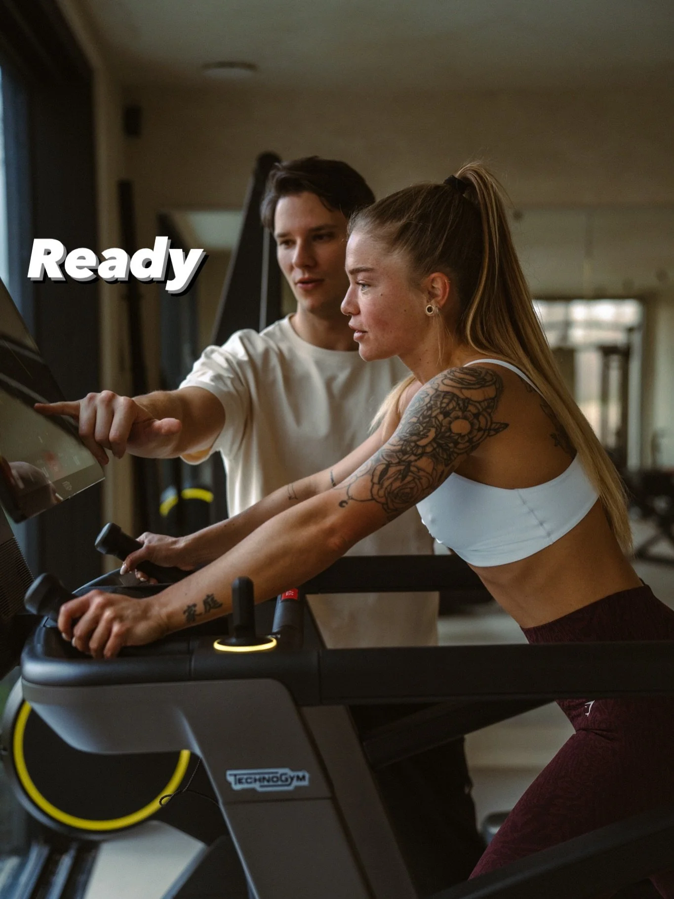 Ready, set, go!
Geen shortcuts. Wel progressie. Elke training opnieuw.