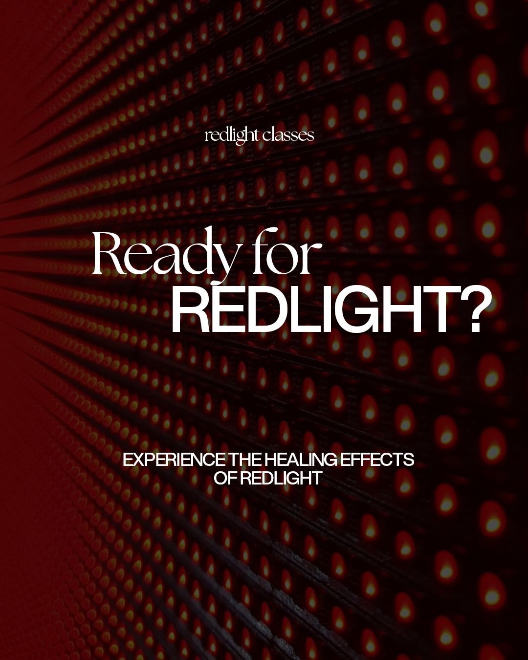 Redlight is coming.
A new way to train &mdash; where performance meets recovery.
Stay tuned.
#redlightclasses #comingsoon