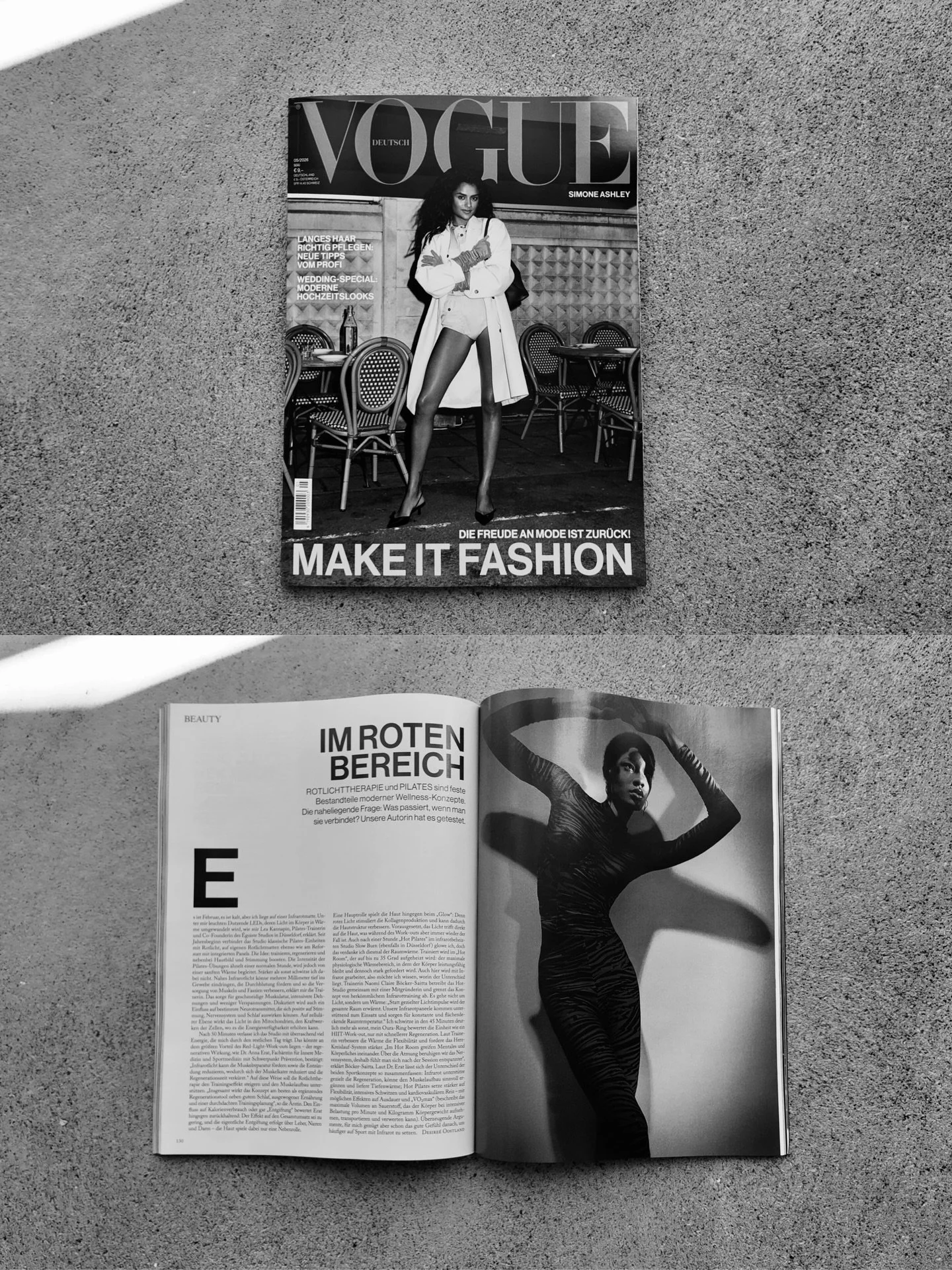 So proud to be featured in @voguegermany again - spotlight on red light and the new era of wellness. ❤️&zwj;🔥