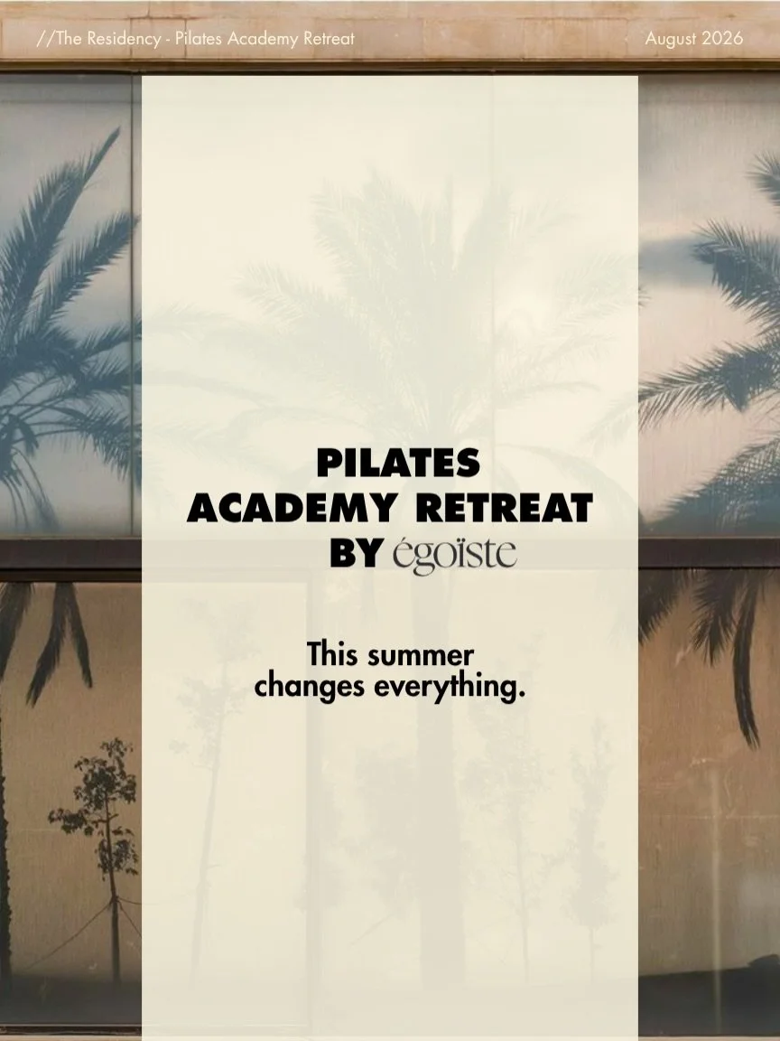 Not every summer is meant to be forgotten.
Some summers change the direction of your life.

This August, @egoiste_academy takes over Ibiza for a 7-day immersive Pilates Residency - designed for those who want more than just a certification.

Train da