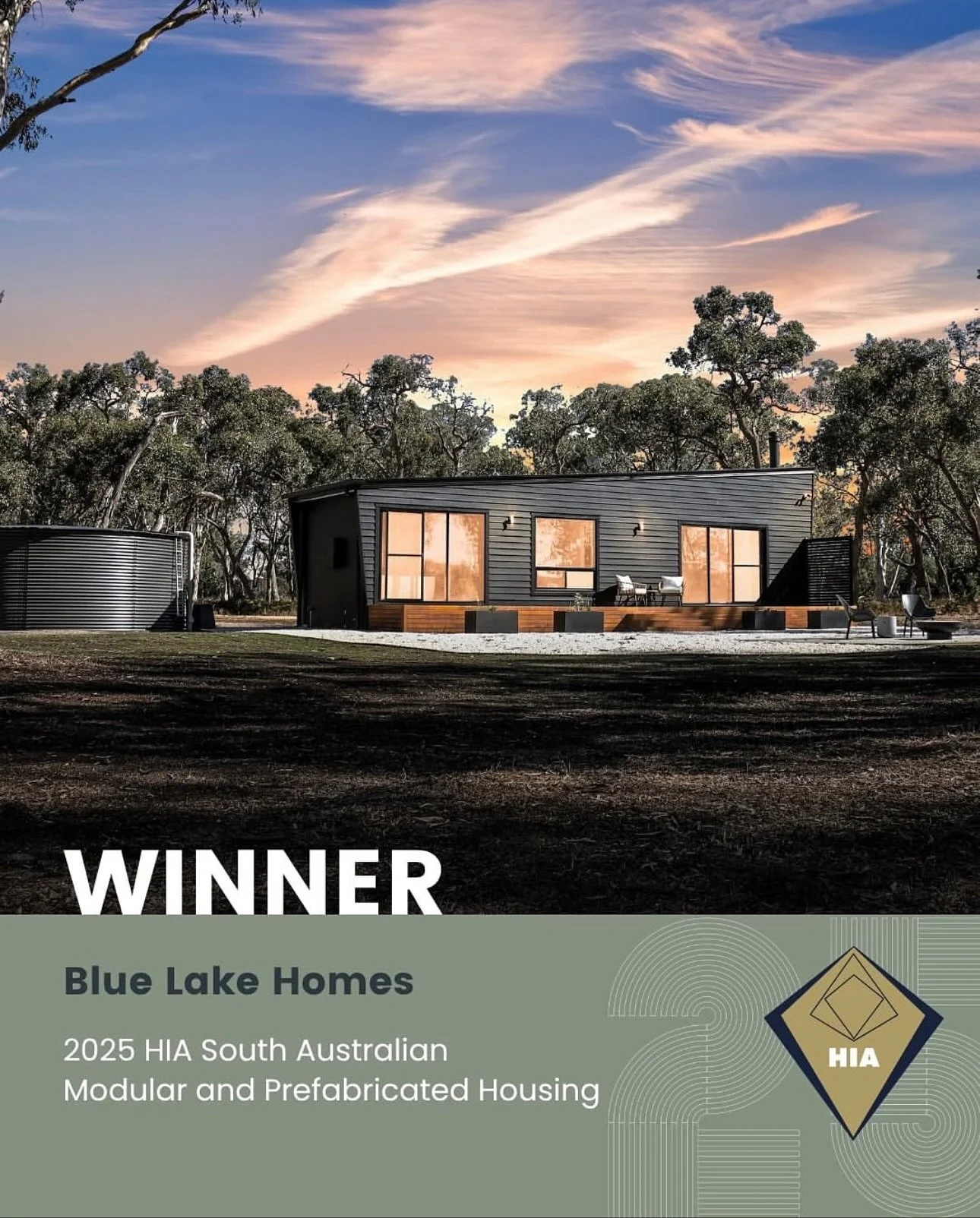 Last night we were honoured to win the HIA South Australia Modular / Prefab for 2025 for the gorgeous @warrawindi_escapes project!

What makes this win even more special is that it celebrates our legacy of excellence &mdash; 35 years and 2 generation