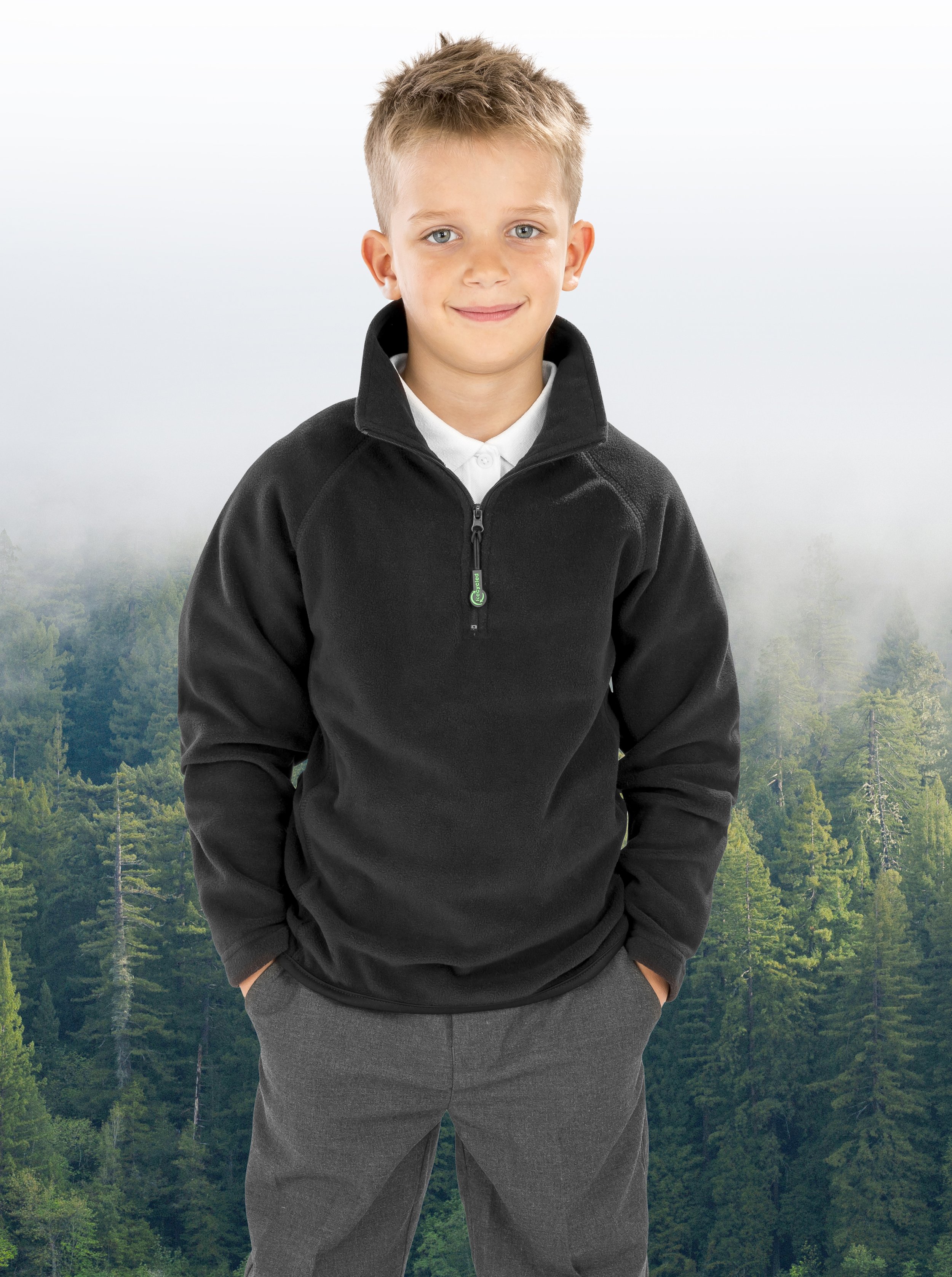 R905B Kids Recycled Microfleece Top