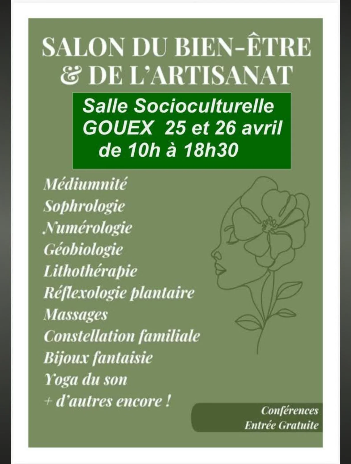 Salon de Bien Être à Gouex (86)