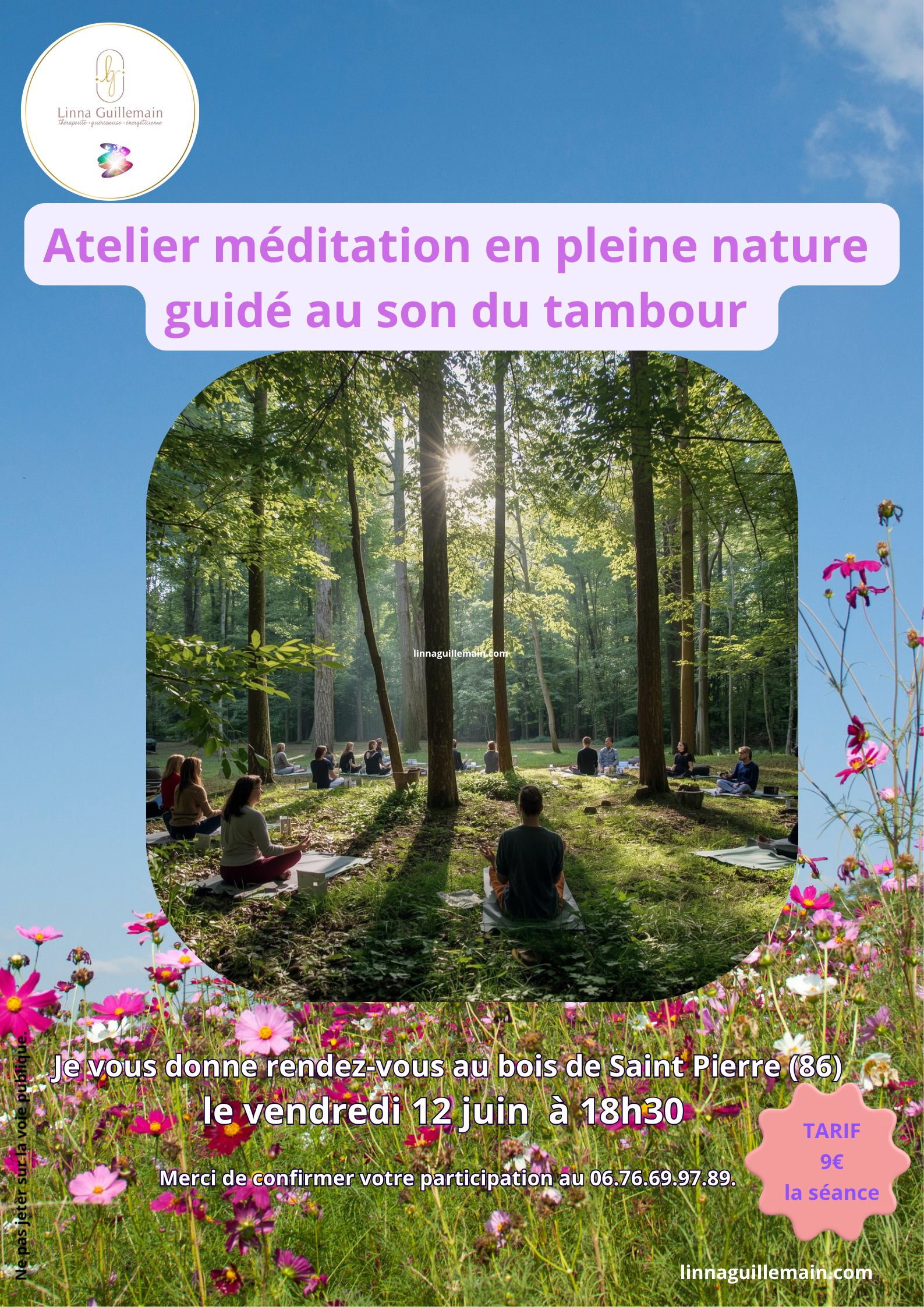 Atelier Méditation Guidée en Forêt au son du Tambour